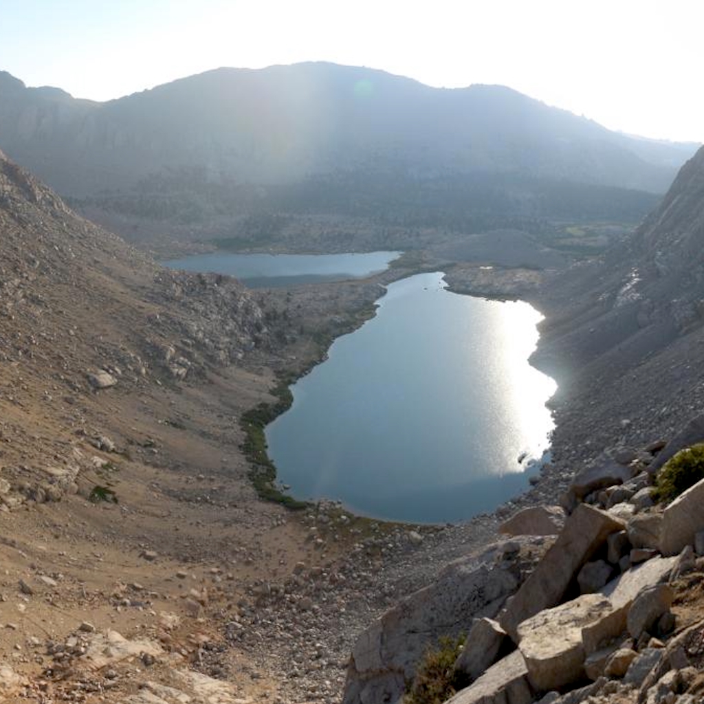 Moonscape near the summit of Mt Langley in the Sierra Mountains
